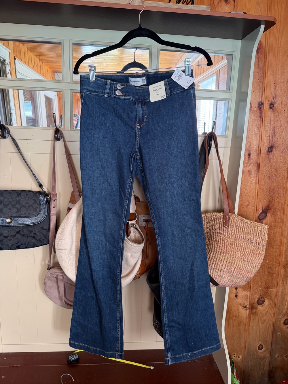 abercrombie kids Dark Blue Flare Jeans